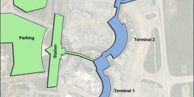 نقشه ترمینال فرودگاه لیون